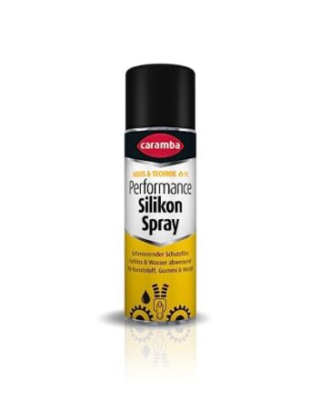 CARAMBA Performance Silikon Spray – Silikonspray schützt, pflegt und schmiert in nur einem Arbeitsgang – farbloses und geruchsarmes Schmiermittel für Metall, Kunststoff und Gummi – 1 x 300 ml  