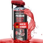 WerkXheld Silikonspray Gleitspray : Premium Schmieröl, Kriechöl & Sprühfett - Laufband Öl, Silicone Spray, Silikonfett für Dichtungen, Kunststoff, Gummi, Holz & Metall - Made in Germany  
